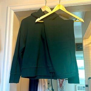 Like New forest green Zara sweatsuit set